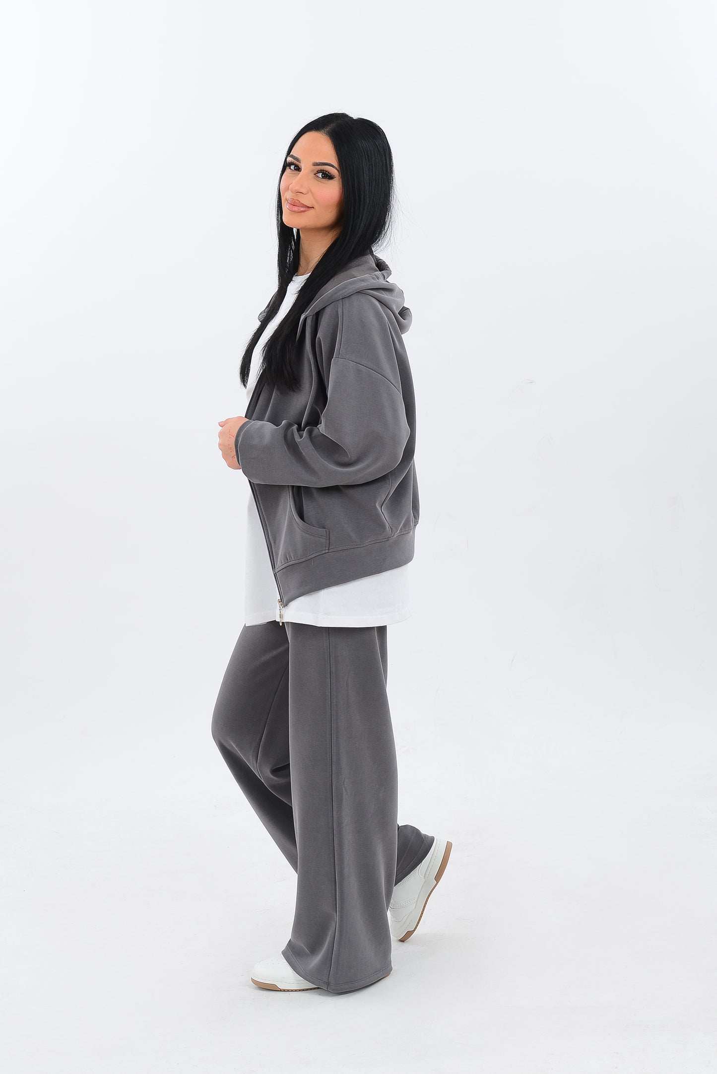 Jogginganzug in Grau
