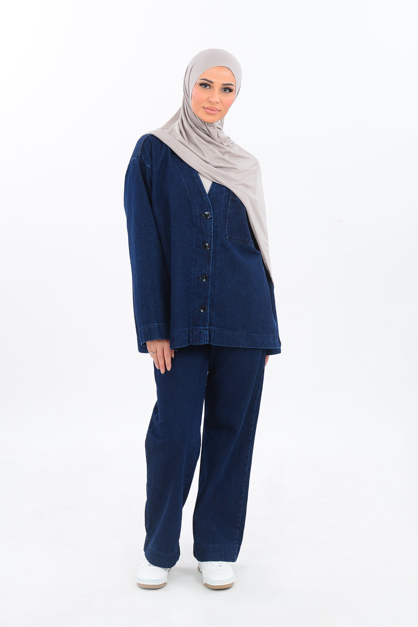Zweiteiler - Jeans in Blau