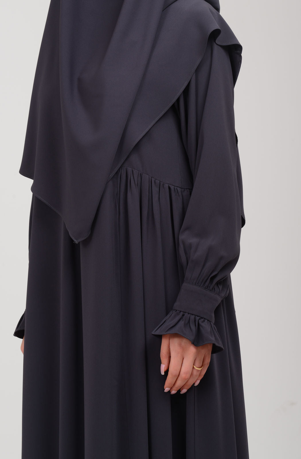 Abaya mit Khimar - Wüstenfels