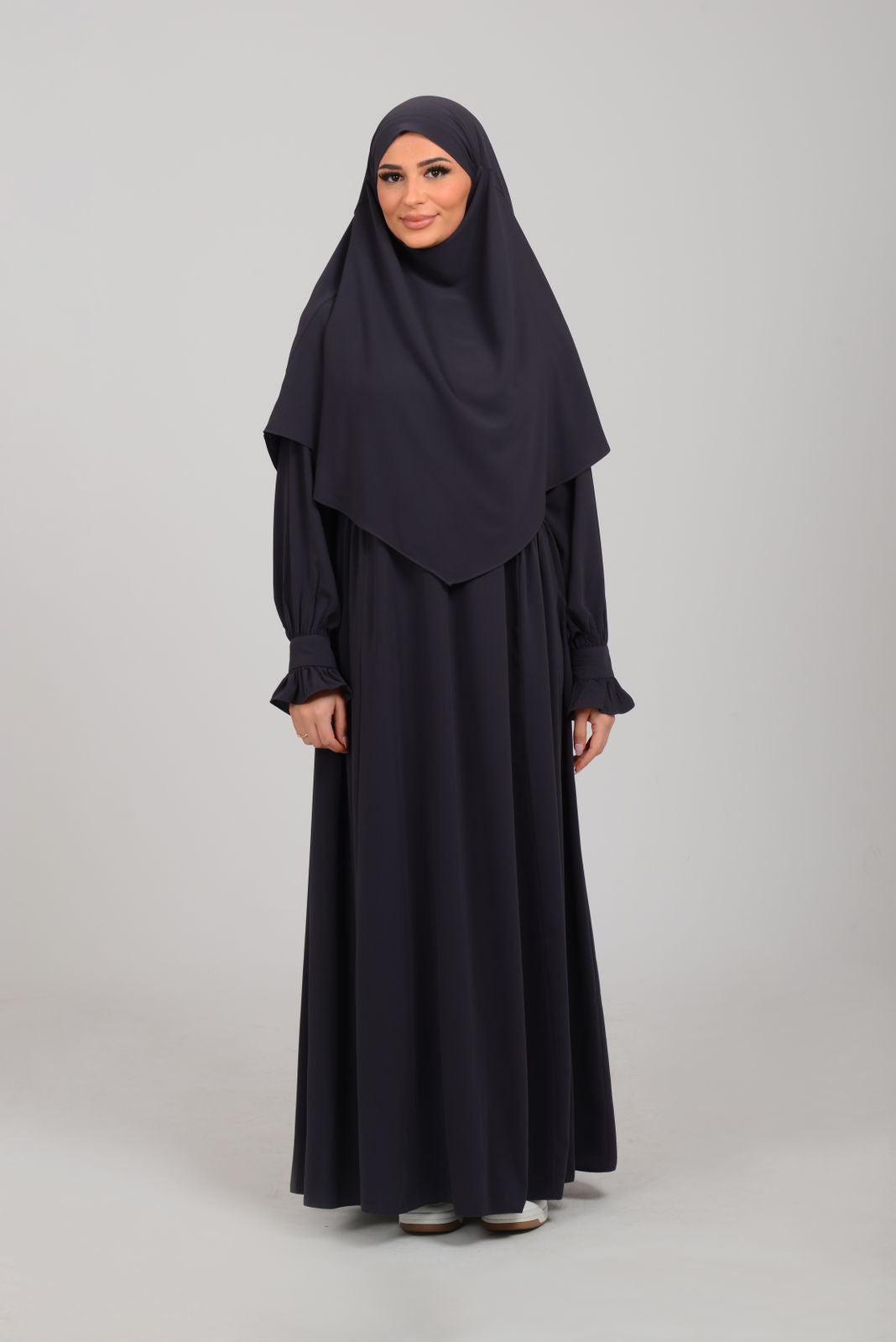 Abaya mit Khimar - Wüstenfels