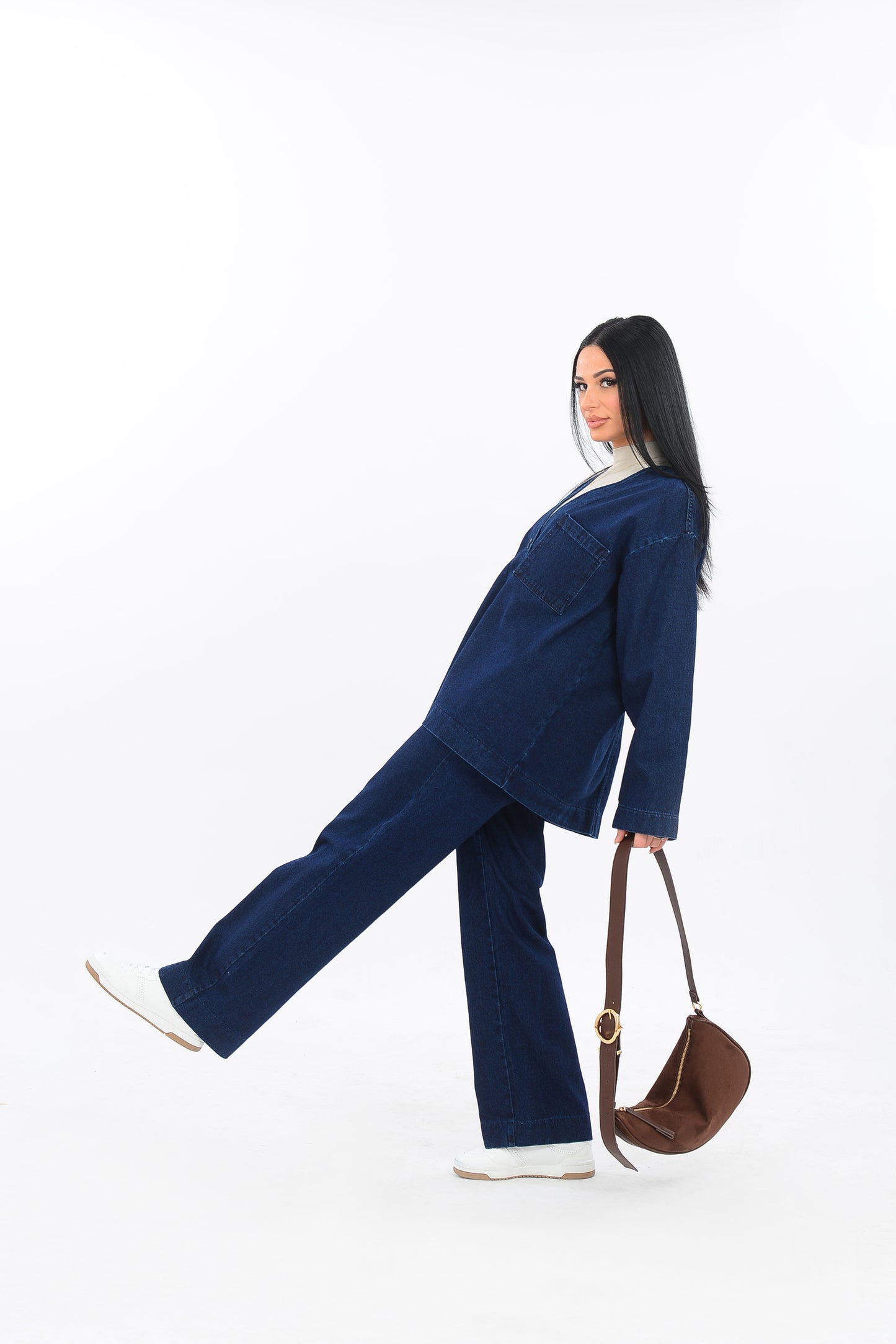 Zweiteiler - Jeans in Blau
