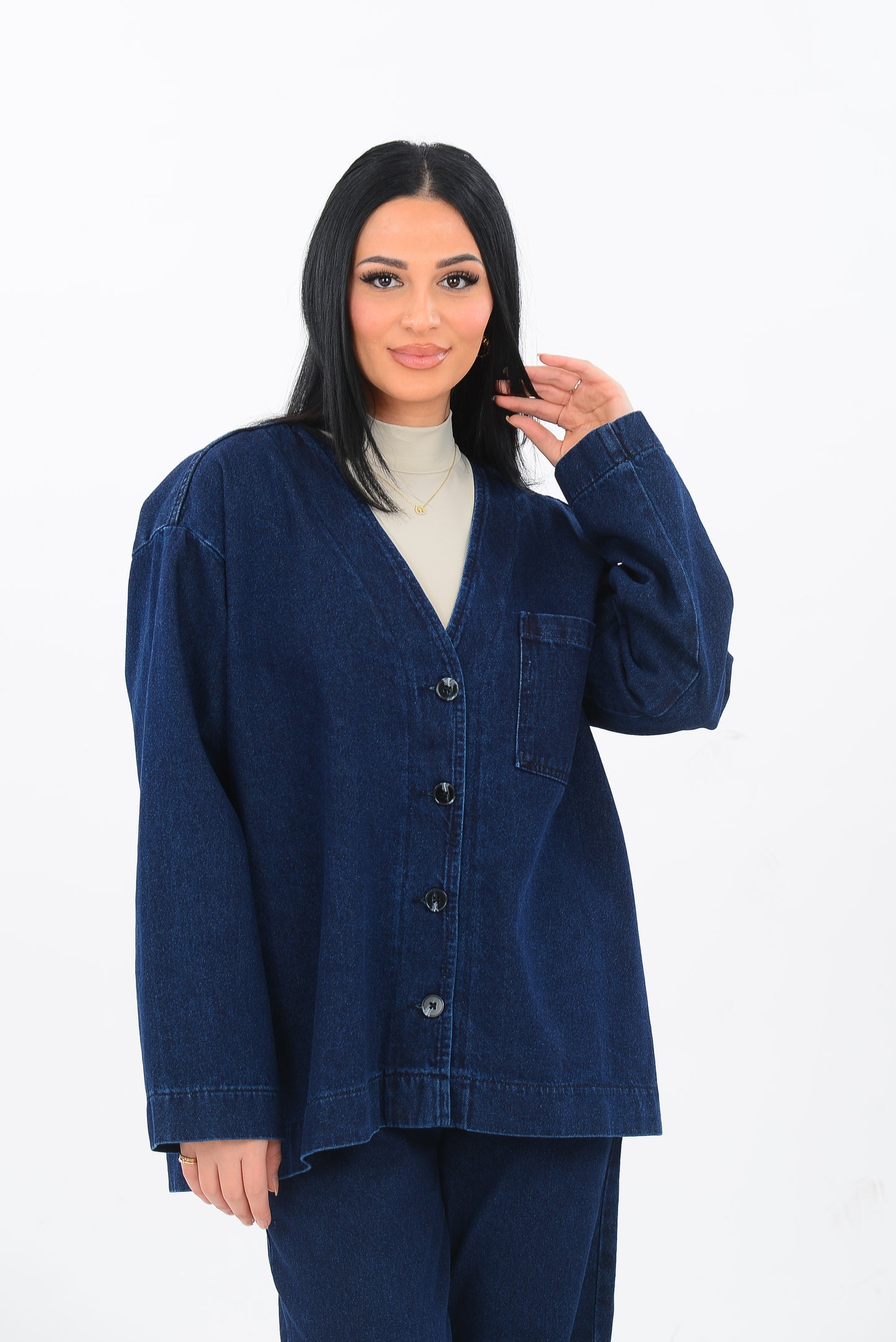Zweiteiler - Jeans in Blau